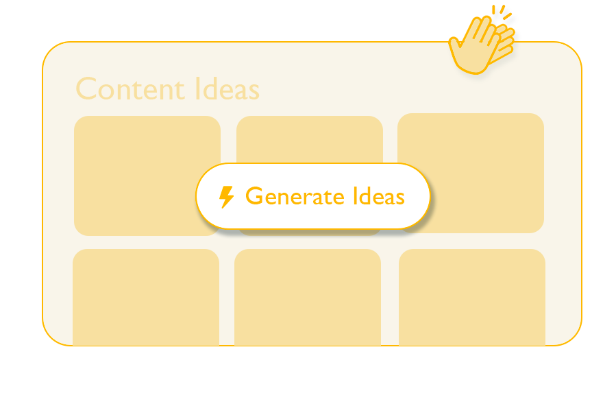 generate ideas until you like one